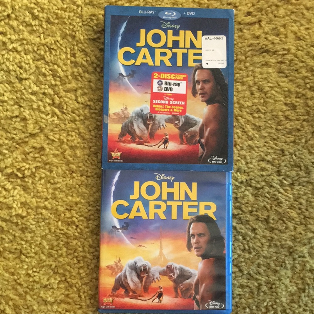 **LIKE NEW** Disney John Carter; 2Disc